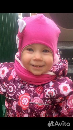 Шапка и снуд для мамы и малышки