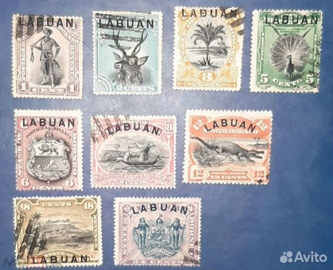 Почтовые марки Британских колоний. Северное Борнео