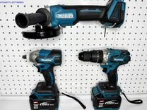 Набор Makita 3В1 Шуруповерт+ушм+Гайковерт