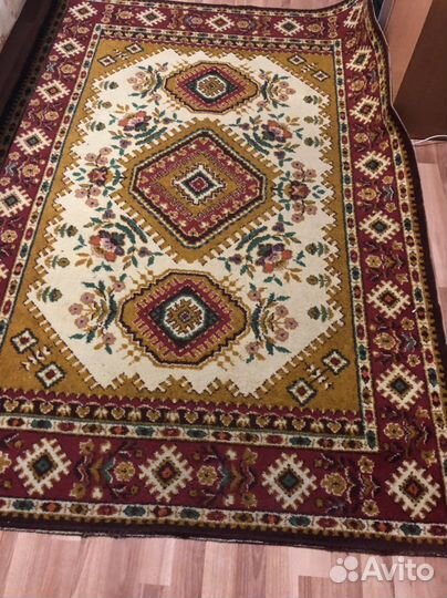 Ковер бу шерстяной 1м95см на 1м35см