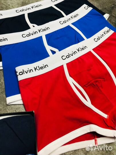 Трусы мужские calvin klein хлопок