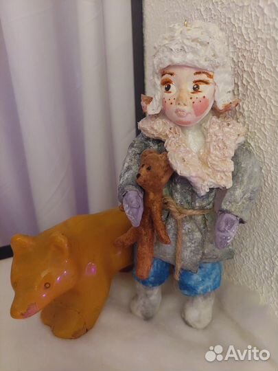 Ватные елочные игрушки