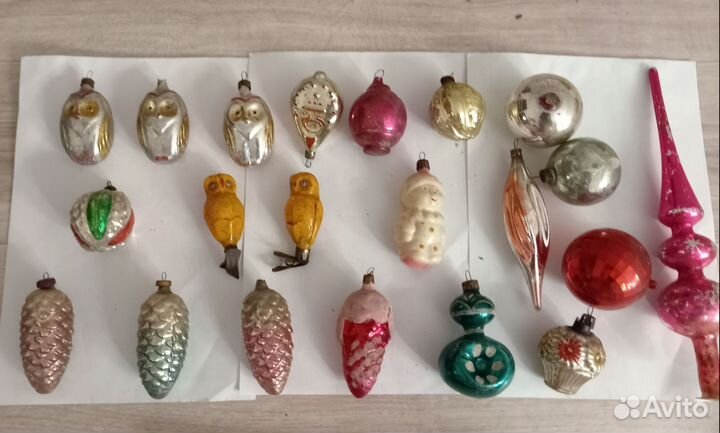 Елочные игрушки СССР