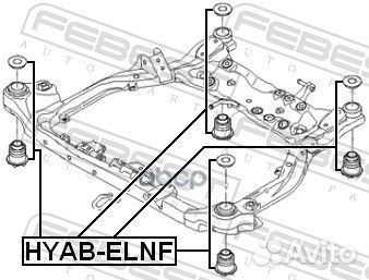 Втулка переднего подрамника elantra 06/ceed-12