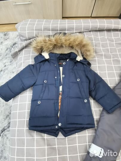 Зимняя куртка и полукомбинезон