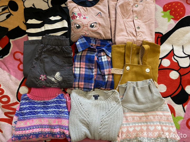 Детские вещи пакетом на девочку 116-122