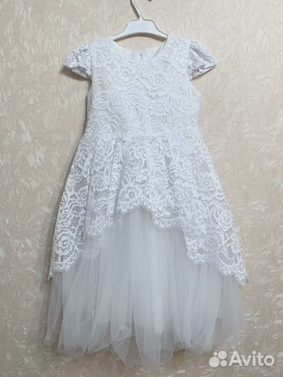 Детское нарядное платье 128, платье новогоднее