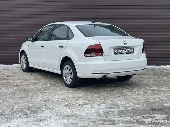 Volkswagen Polo 1.6 AT, 2018, 96 700 км