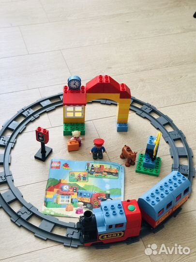 Lego duplo поезд без коробки с инструкцией