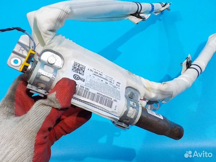 Подушка безопасности боковая правая (шторка) volks