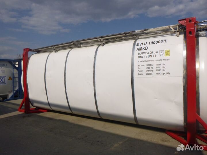 Танк-контейнер 30000(swap), Т11, с Волнорезами
