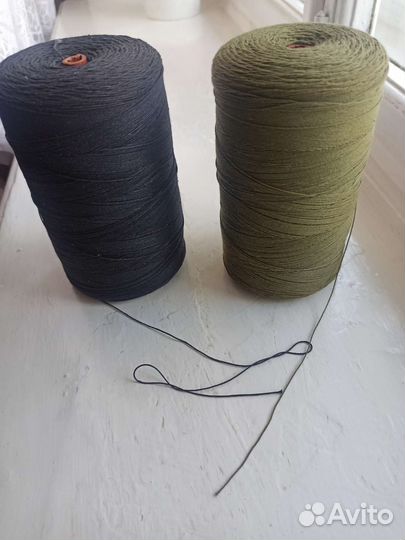 Нитки суровые