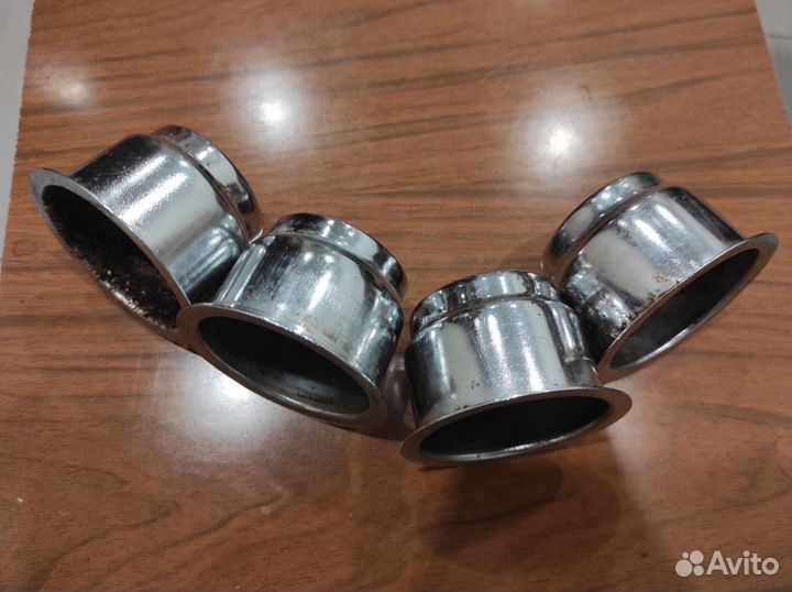 Колпаки ступичные, хром