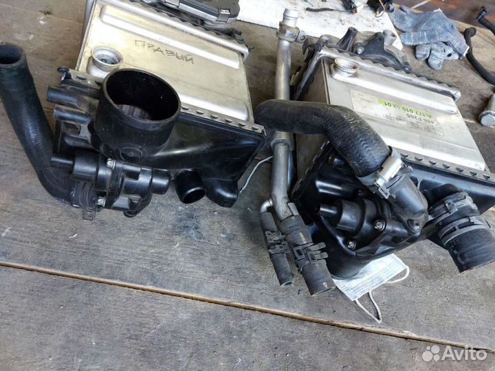 Mercedes C63 AMG W205 интеркуллер с дросселем