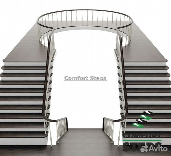 Бетонный каркас лестницы