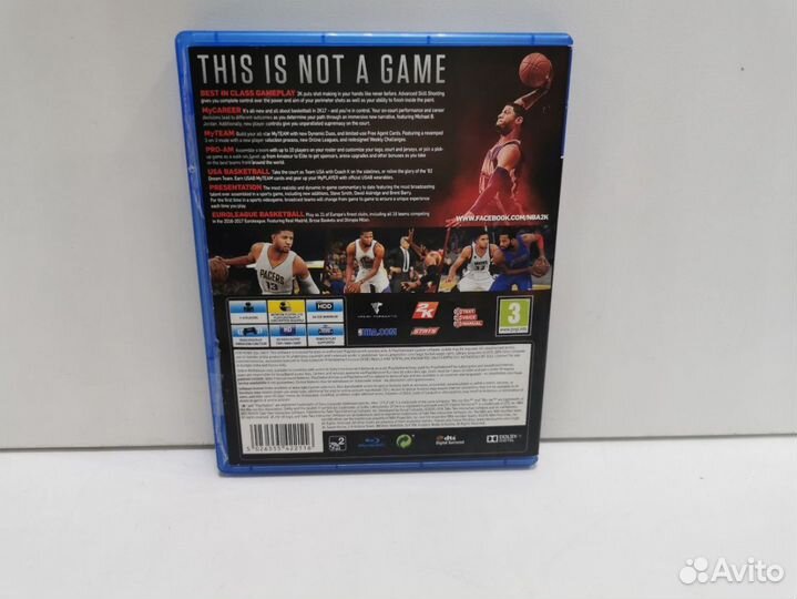 Игровые диски. Sony Playstation 4 NBA 2K17