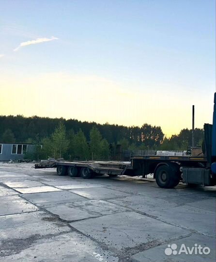 Полуприцеп трал (тяжеловоз) Van Hool SZ300, 1989