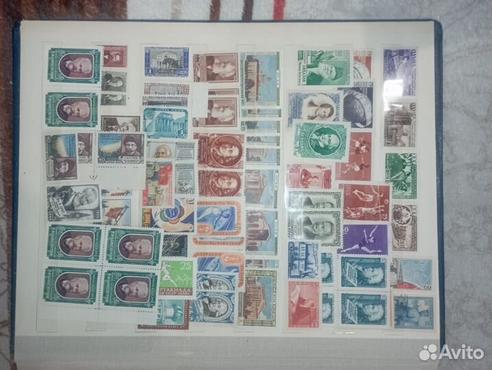 Коллекция марок со времён царской России