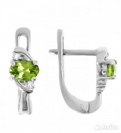 Комплект кольцо и серьги. Серебро