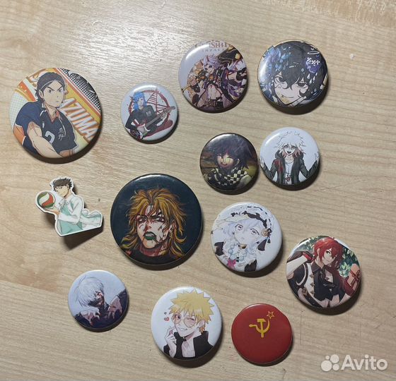 Значки с аниме