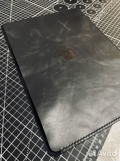 Кожаный чехол для macbook air 13 ручной работы