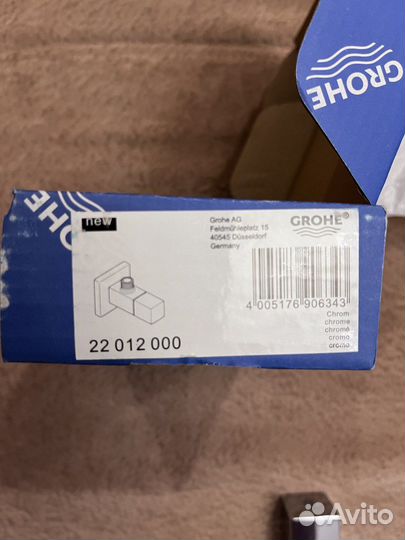 Вентиль угловой grohe Cube 1/2-3/8 22012000