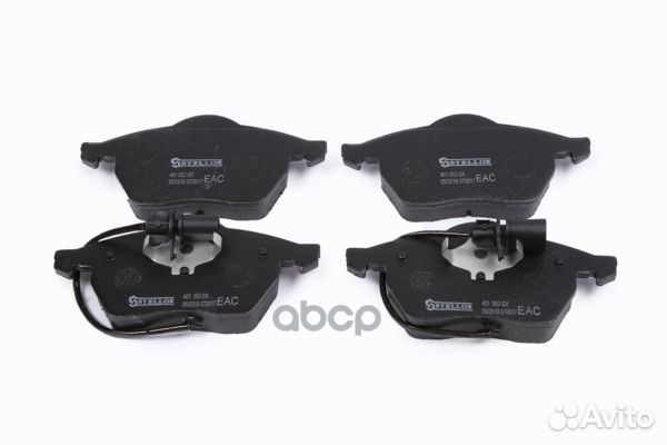 401 052-SX 390 52 колодки дисковые п Skoda Su