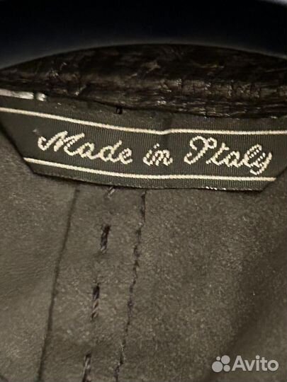 Кожаная куртка fabi