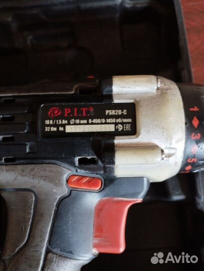 Аккумуляторная дрель шуруповерт P. I. T 18v