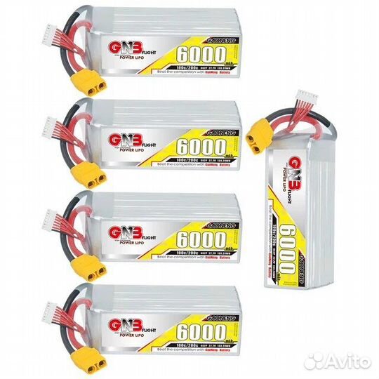 Аккумулятор GNB 6S 6000 mAh 100C