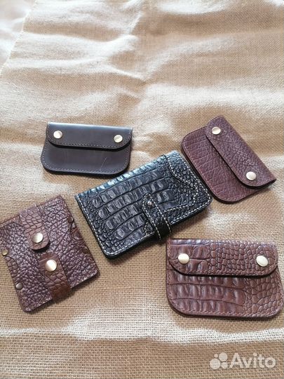 Кошельки из натуральной кожи крс
