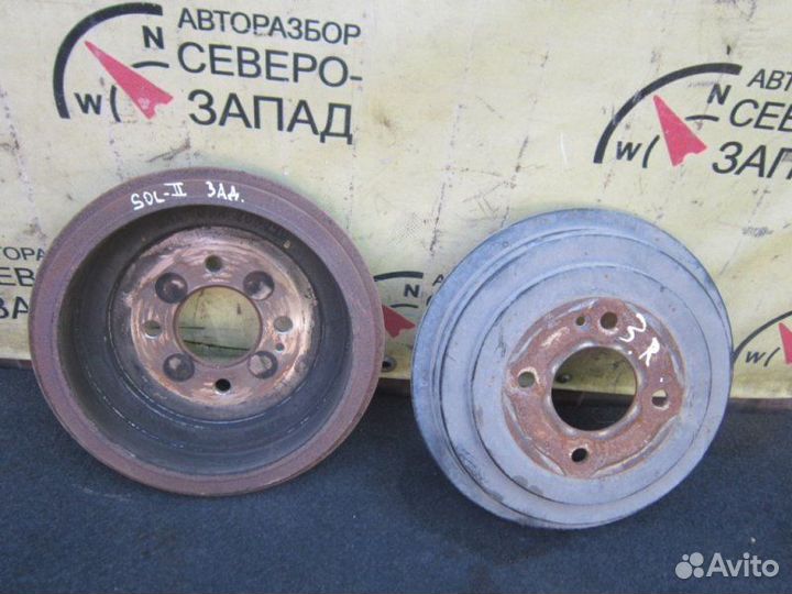 Барабан тормозной задний Hyundai Solaris HCR G4FG