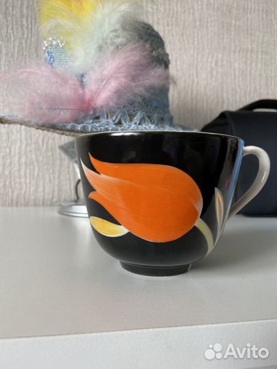 Красный тюльпан, дулево 83 год