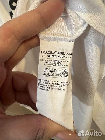 Dolce gabbana футболка (оригинал), 36 (S)