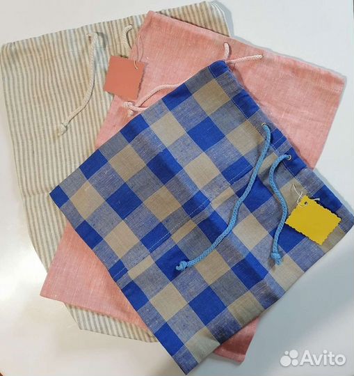 Эко -мешочки льняные