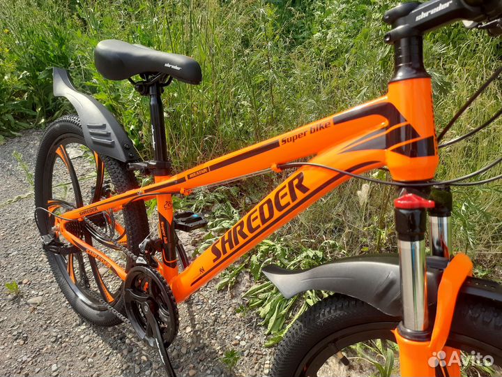 Велосипед новый на литых 24 дисках, 21 скорость