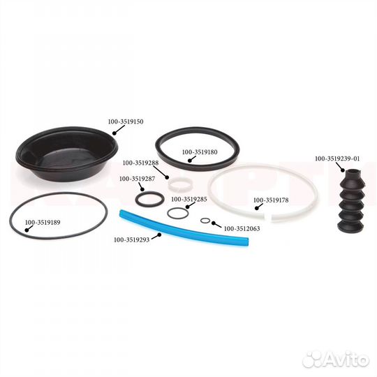 Р/к энергоаккумулятора Тип 20 камаз (рти (камрти)