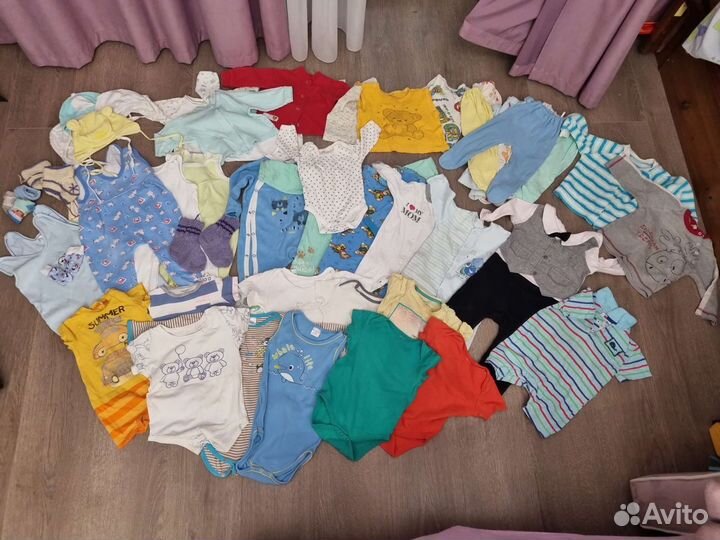 Детские вещи до 1 года пакетом