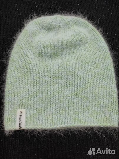 Шапка бини из пуха норки ручной работы