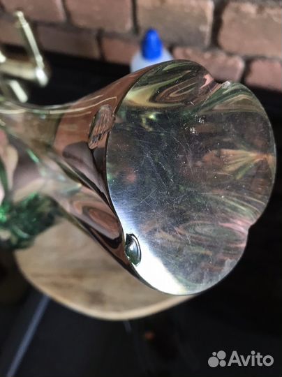 Ваза цветное стекло винтаж