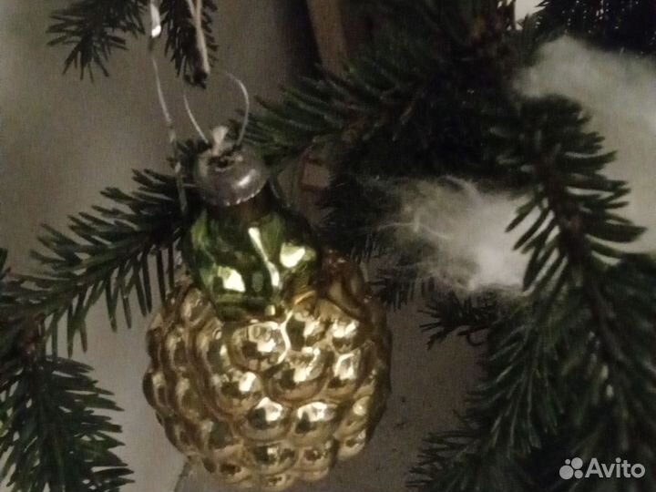 Елочные игрушки Ананас СССР