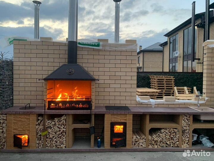 Печь барбекю с гарантией