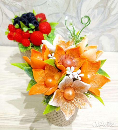 Букет цветов из мыла