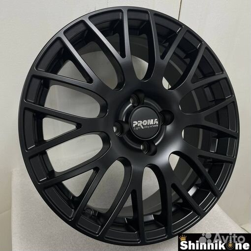 Литые диски R16 4/98 proma GT Черный матовый