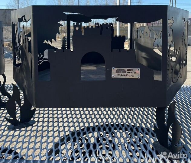 Шестиугольная костровая чаша