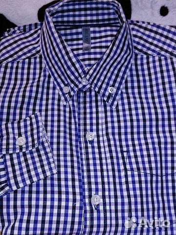 Хруст. хлопок.Красивая Рубашка(длин. рукав) 10-12л