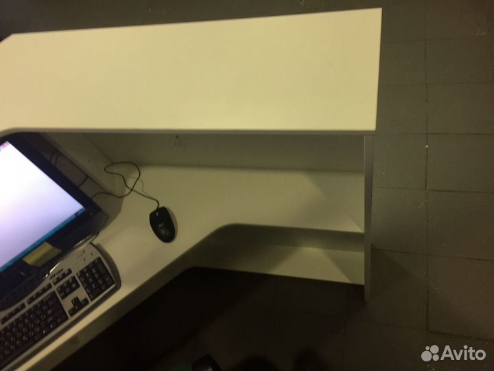 Ресепшен 2055 Ширина. hi-tech с объемной подсветко