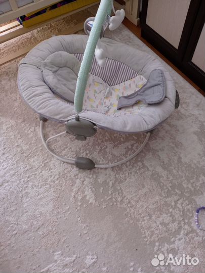 Детские качели шезлонг новорожденных