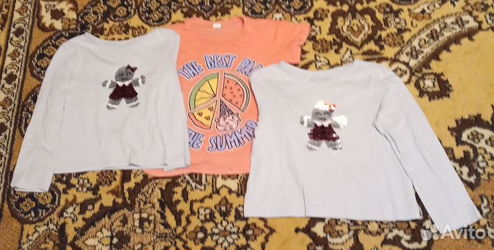 Вещи для девочки пакетом рост 104-110