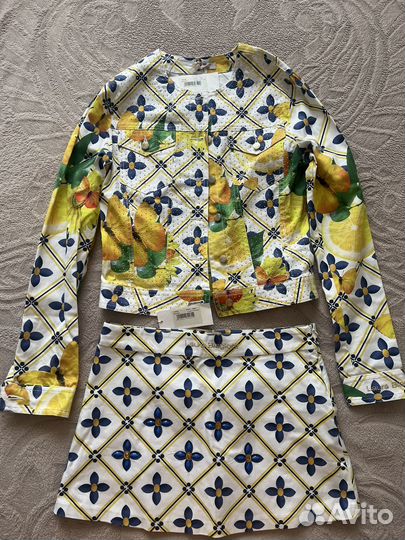 Костюм пиджак и мини-юбка D&G